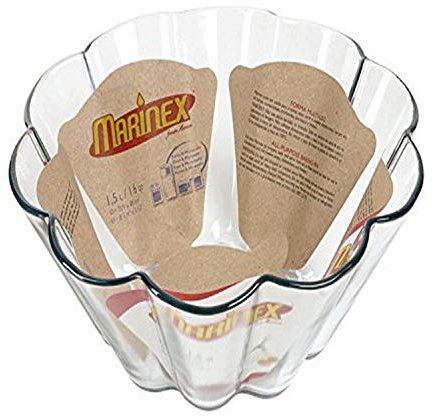 Marinex Bakeware Plat à Four en Verre 21,6 x 8,9 cm, Neutre