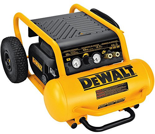 Dewalt D55146 1.6 Hp Continuous 200 Psi, 4.5 Gallon Compressor, 17 x 33.75 x 24.5