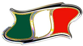 4R Quattroerre.it 14140 3D Aufkleber Italien geformt