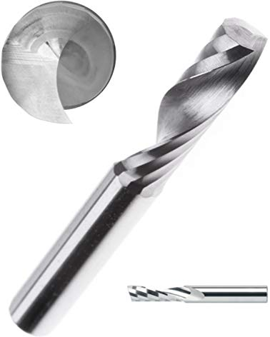 Corintian VHM Einzahnfräser Spiralfräser Holzfräser Einschneidig - Ø 1,5mm, für Holz und Kunststoff