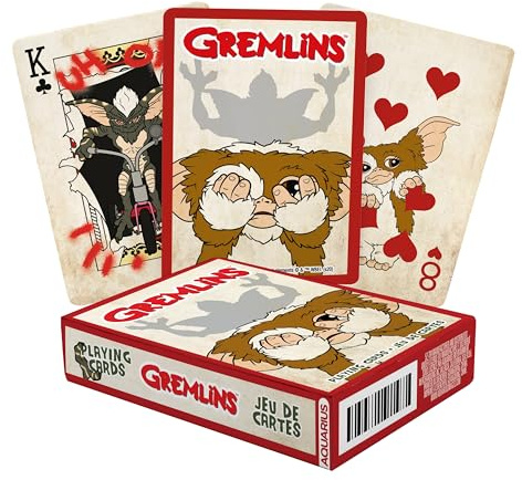 Aquarius Gremlins Spielkarten Cartoon