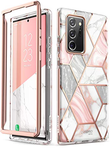 i-Blason Serie Cosmo - Custodia Samsung Galaxy Note 20 Ultra Glitter Case Cover Brillantini, senza Pellicola Proetettiva, Marmo