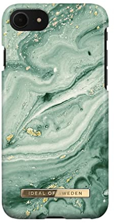 IDEAL OF SWEDEN IDFCSS21-I7-258 - Fashion Case - Mint Swirl Marble - für Apple iPhone 6(S), Apple iPhone 7, Apple iPhone 8, Apple iPhone SE (2020)
