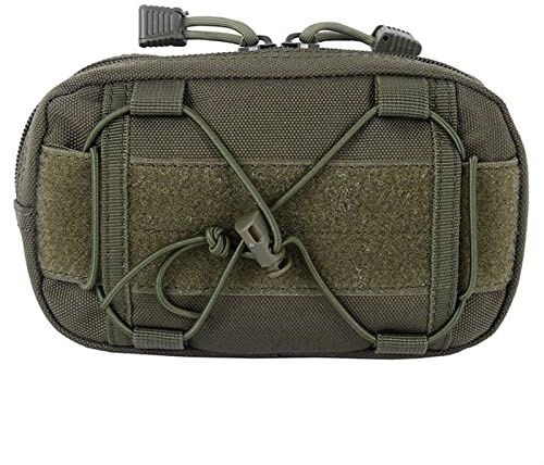 OAREA Tactical Molle Horizontal Admin Fouch Compacto Utility Pouch Gadget Gaden EDC Organizador de la Bolsa de Herramientas for la Revista Flashlight Mapa