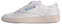 Reebok Unisex Club C 85 Vintage Sneaker, Chalk Alabaster Essential Blue