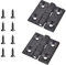 2 Piezas Bisagras, Bisagras de Puerta, Bisagras de Puerta Madera, Bisagra De Gabinete Plegable, para Puertas Fijas de Habitaciones, Puertas de Entrada, Puertas de Dormitorios, Puertas de Jardín