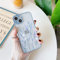 ZTOFERA Hülle für iPhone 14, Durchscheinend Liquid Silikon Hülle mit Blume Design, Weich Flexibel Anti-Kratzer Schutzhülle für iPhone 14 (6,1) - Lila