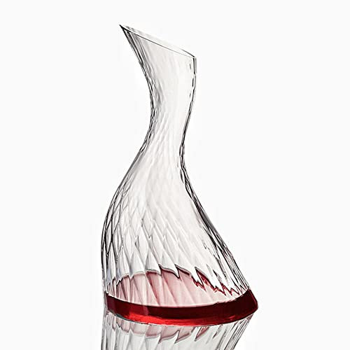 STARRY G Red Wine Decanter, Wine Decanter Carafe, Decanter for Wine, Diamond Swan Decanters, S Shaped Decanter, 1.5L Lead-Free Crystal Glass Decanter for Wine Enthusiast