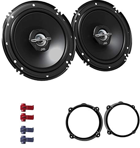 JVC CS-J620X Auto Lautsprecher 16,5 cm mit Einbauset passend für Alfa Romeo 159 (939) 2005-2012 Türen vorne/hinten 600 W 165mm 2 Wege Koax
