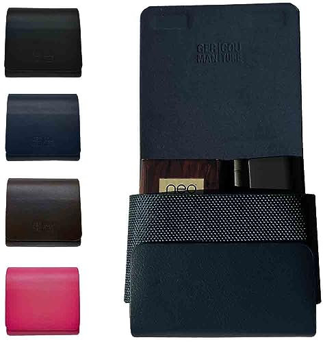 GC German Couture Tasche Etui kompatibel mit glo Hyper Pro oder Hyper X2 Air Tabakerhitzer neo/veo Sticks Zubehör Schutzhülle, blau