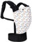DROMADER Ergonomische Babytrage für Kinder von 6-15 kg - Vorder- und Rückentrage - Verstellbare Träger - Handgefertigt aus 100% Baumwolle - Maschinenwaschbar - Panda