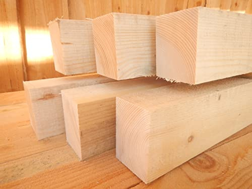 Stake Fichten Tanne 60x80mm Balken 6x8cm Kantholz Pfosten Pfahl sägerau Bauholz Rahmen 200cm Länge (10)