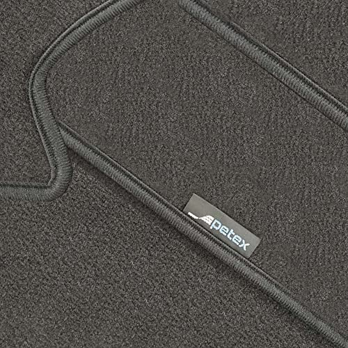 PETEX Uranus Autoteppich Premium Passform vorne Graphit 2-teilig