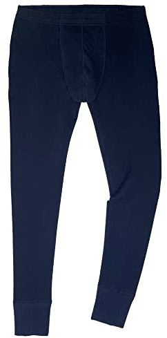 HERMKO 3570 Herren Lange Unterhosen aus Bio-Baumwolle ohne Eingriff