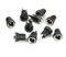 PLABBDPL 10 Pièces Mini Prise 12 Volt Femelle Connecteur 5.5mm x 2.1mm Alimentation Fiche à Souder, 5,5 x 2,1 mm DC Connecteur Jack Femelle 2 Broches Connecteur Monté sur Panneau