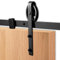 Jopassy Big Wheel - Maniglia per porta scorrevole, 183 cm – 6 FT, guida per porta scorrevole fino a 150 kg, sistema di porte scorrevoli