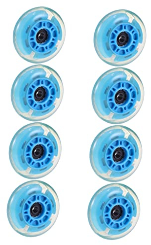 Amosfun 16 Stk Skate-räder Erwachsene Outdoor-zubehör Skateboard-Teile Schlittschuhrad Zubehör Für Rollschuhe Rotierende Räder Schlittschuhräder Led Roller Skates Kind Lieferungen Pu