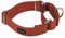 Mikivery Martingale Hundehalsband, Nylon, verstellbar und Sicherheitstraining, Ziegelrot, Karamell, Bequeme Metallschnalle, Haustierhalsbänder für kleine, mittelgroße und große Hunde