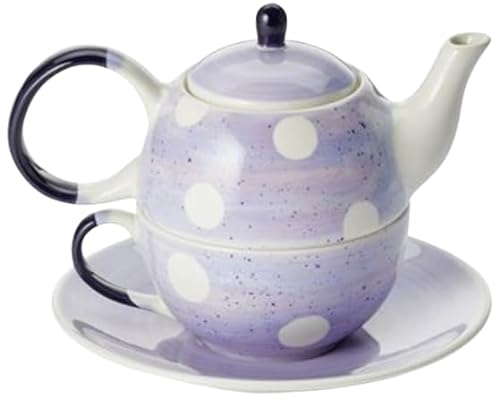 Cha Cult teemando® Tea-for-one Set Bine Keramik, 4-teilig Kanne: 0,4 l, Tasse: 0,2 l Kanne: H 12 cm, Ø 5,5 cm Tasse: H 6 cm, Ø 10 cm