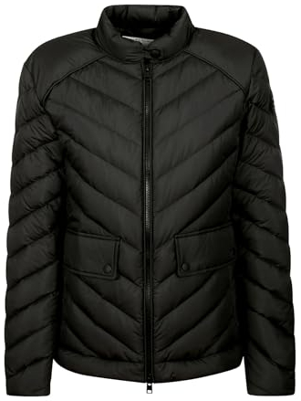WOOLRICH Damen-Jacke Chevron Quilted Short Jacket CFWWOU0776FRUT2635, Farbe Schwarz, Siehe Foto, L
