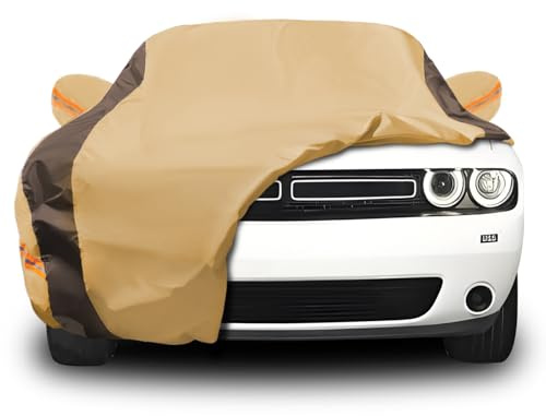 FSGRICH - Funda Impermeable para Coche, protección Solar contra los Rayos UV y la Lluvia, para Todo Tipo de Clima, Cobertura Completa