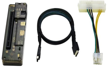 Kexpery EXP GDC OCuLink GPU Dock mit Schlüssel M.2 M auf OCuLink Aapter GPU Docking Station EXP GDC PCIe Dock für externe Grafikkarte, unabhängig, externe Grafikkarte, für Mini PC Port
