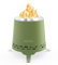 Onlyfire Mini Feuerschale Outdoor 16,5CM, Raucharmer Tischfeuer für den Garten, Tischkamin für Pellets/Holz, mit Topfhalter und Tragetasche, Konisch, Grün