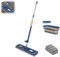 Ambienti Asciutti E Bagnati, Nuovo Mocio Piatto Grande Streamlinem, Mocio Piatto Grande Con Secchio, Con Raschietto Per La Disidratazione (blu)