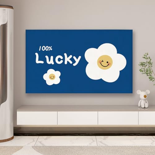 JANEMUA Cubierta para pantalla de TV todo incluido, protector de pantalla de TV elástico a prueba de polvo, universal para superficies curvadas/de escritorio, 40-45 pulgadas