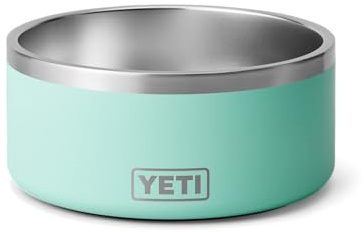YETI Boomer, Stainless Steel, Non-Slip Dog Bowl, Seafoam, 8