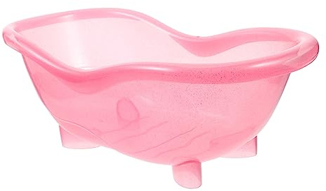 BESPORTBLE Miniature pour Maison De Poupée Jouet De Salle De Bain Plastique Décoration De Maison De Poupée -Douche