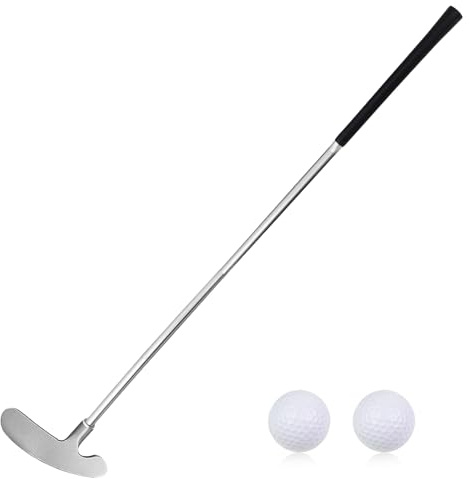 Putter de golf ajustable ligero para hombres, mujeres y niños, putter bidireccional con eje de aleación de aluminio, palos de golf perfectos para la oficina en casa y práctica de campo de golf