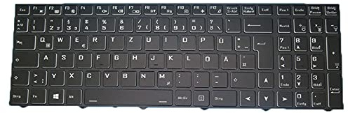 Notebook-Tastatur mit Hintergrundbeleuchtung für Gigabyte für AORUS 7 Serie (9. Generation) mit schwarzem Rahmen