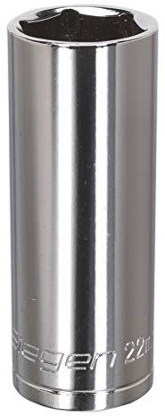 Sealey S0677 WallDrive Socket, 1/2 Square Drive, 22mm Deep