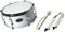 GEWA Marching Drum, Marschtrommel 12 x 7, Holzkessel weiß, inkl. Trageriemen und Schlägel