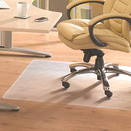 Floortex FC1215017EV Bodenschutzmatte Cleartex valuemat für harte Böden und Teppichfliesen, 120 x 150 cm, rechteckig, transparent