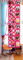 trendfinding 1,63 m Set Fotos Bilder Raumteiler Rahmen Collage Fotowand Kartenwand Fotovorhang Fototaschen Fotogalerie Kunststoff Fotohalter Pink