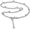 SilberDream 28cm Fußkette Damen Silber nickelfrei Kugel Echt Silber D1SDF007