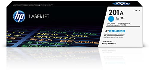 HP 201A (CF401A) Cyan Original Toner für HP Color Laserjet Pro M252, M274n, M277, Blau