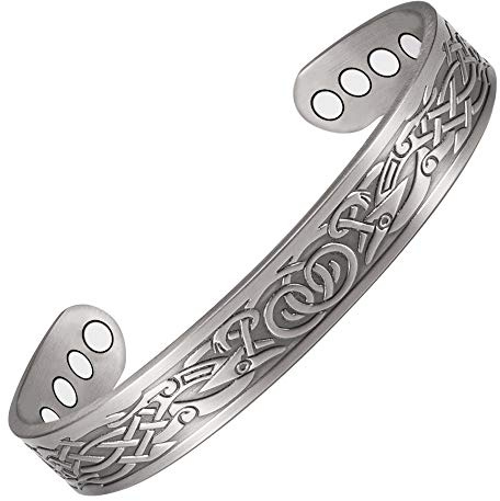Magnetschmuck Kupfer Armbänder für Männer und Frauen, mit 8-Magneten für Magnettherapie zur Linderung von Arthritis Schmerzen und Migräne
