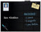 STATIONERY ISLAND Magnetic Board for Wall, 45x60cm Tempered Glass Wipe Blackboard, Memo Board for Wall, Kitchen, Office
