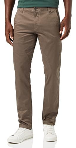Dockers Alpha Original Khaki Pantalon Homme Dark Pebble, 34W / 32L