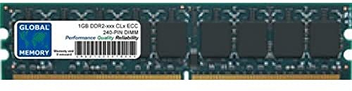 Global Memory - Memoria RAM DDR2 533/667/800 MHz 240 PIN ECC DIMM (UDIMM) per server/workstation e schede madri