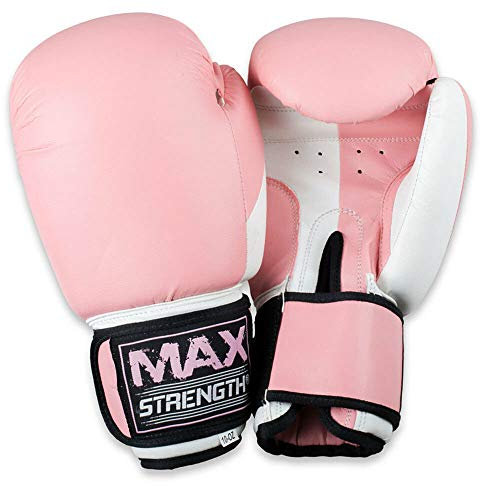 Hit 'Em Hard Powerstar - Gants de Boxe pour Femme Couleur Rose - Rose, 10oz