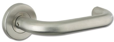 Zoo Hardware ZCS2030SS RTD Door Handle -Push on Rose -DDA