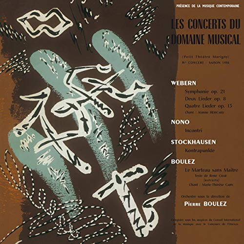Le Concerts Du Domaine Musical 1956