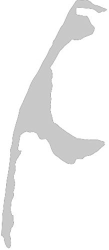2x Auto Aufkleber Car Sticker SYLT Deutschland Insel (ca 11 x 5 cm) (Silber)