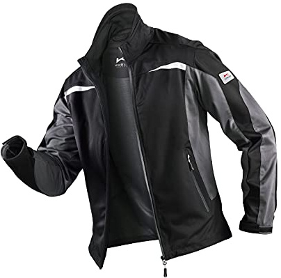 KÜBLER Workwear | Ultrashell Arbeitsjacke | schwarz/anthrazit | Größe M