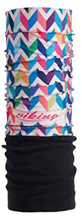 VIKING Multifunktionstuch Fleece Bandana Schlauchschal Schlauchtuch Damen Herren - 420/17/0142-81 Fleece Long, Uni