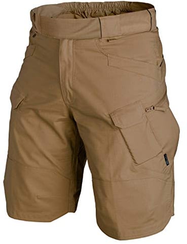 Helikon-Tex Men's UTS Tactical Shorts 11 Cargo, Coyote Brown Urban Style 11 Inch, 30W x 11L